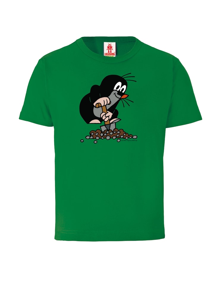 T-Shirt Der kleine Maulwurf in grün