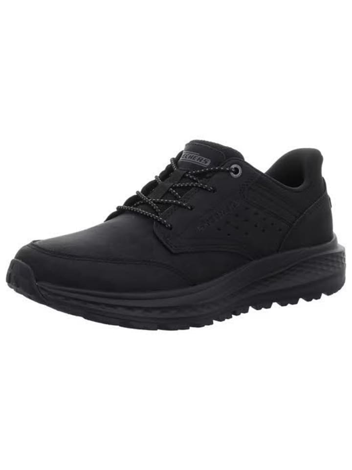Schnürschuh in schwarz