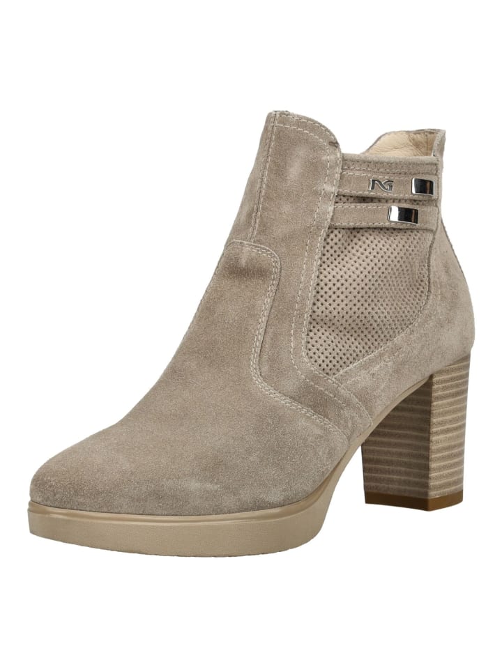 Stiefelette Beige