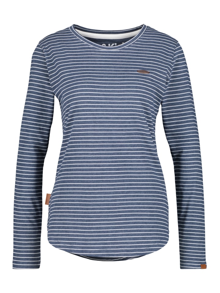 Longsleeve LeaAK Z in marine melange