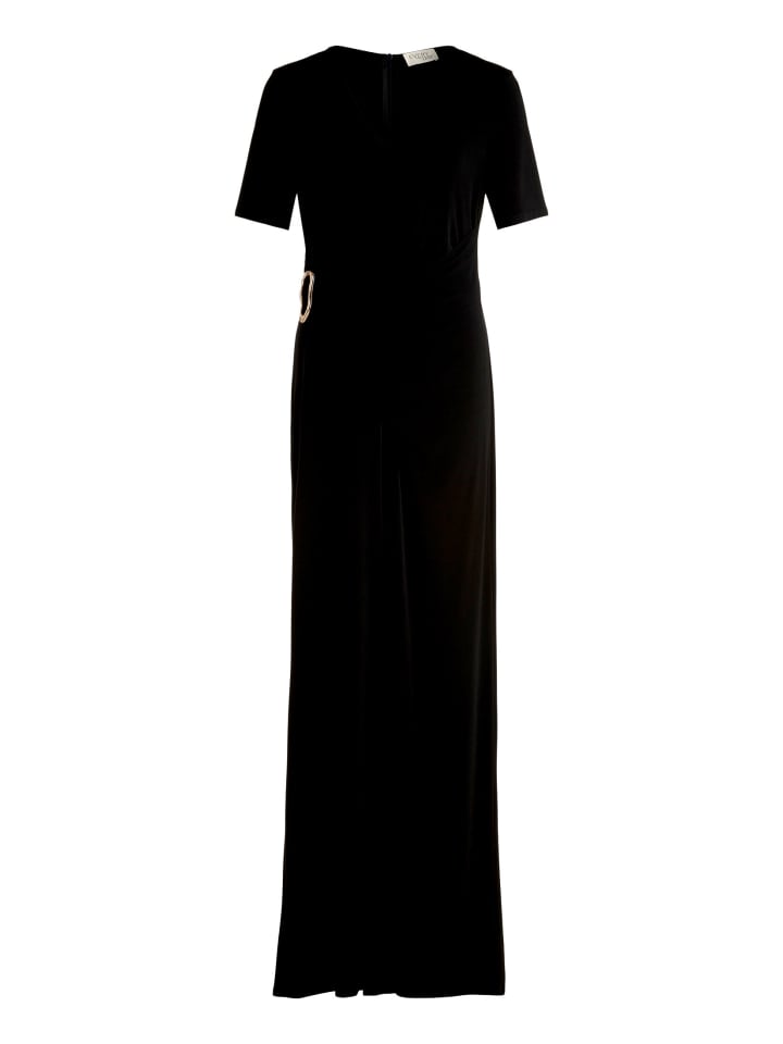 Jumpsuit mit Raffung in Schwarz