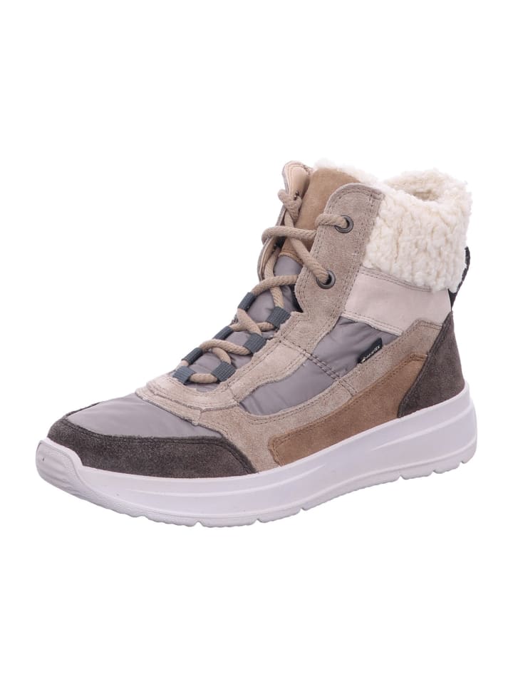 Beige Lace Legero Monta Schneestiefel Legero Damen Winterschuhe