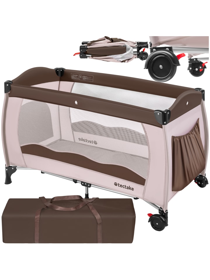 Kinderbett 126x65x80cm mit Transporttasche