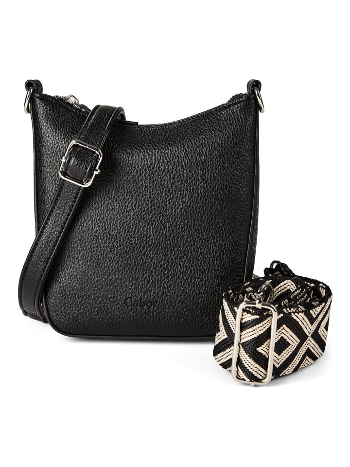 Linda Mini Bag Umhängetasche XS 18 cm black