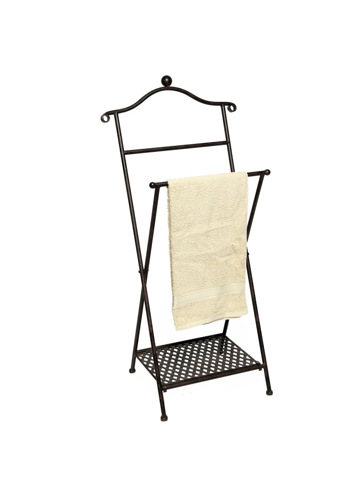 Handtuchhalter klappbar - dunkel 98cm in antikbraun