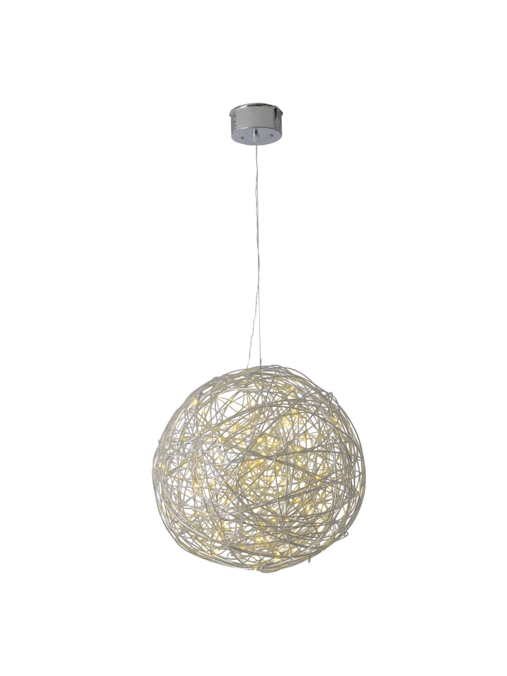 LED Pendelleuchte "MISTEL" in aluminium