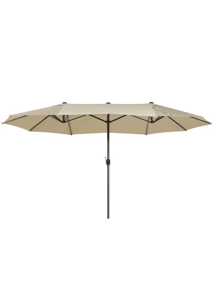 Marktschirm SIBILLA in Beige - (W) 460 x (H) 247 x (L) 270 cm
