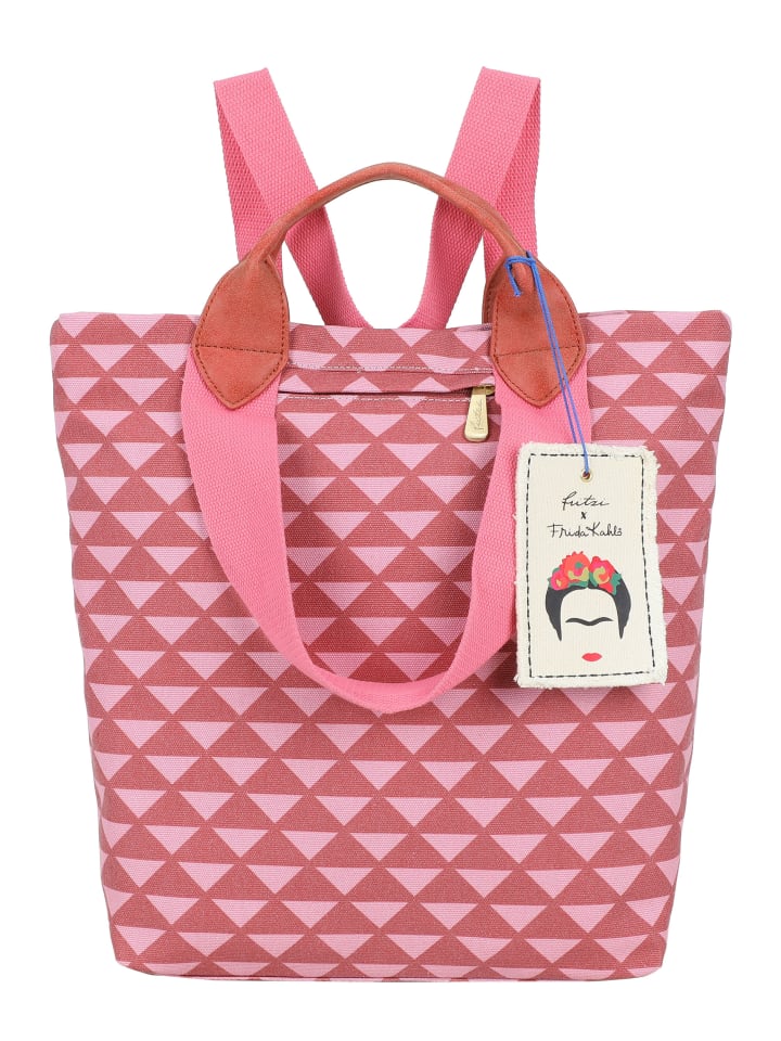 Rucksack Fritzi x Frida Kahlo in Pink