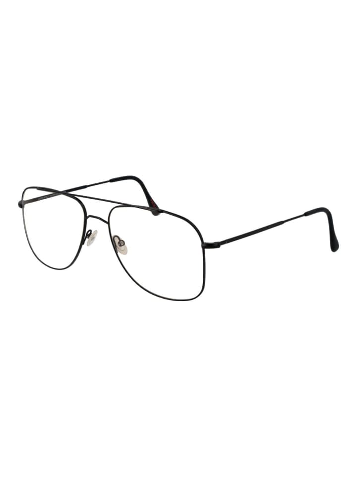 Schwarz Metall Brille (Fassung)