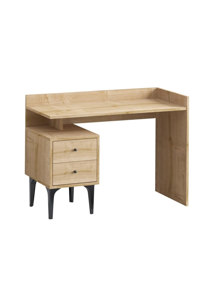 Schreibtisch PUUK in Helles - (W)100 x (H)80 x (L)45 cm