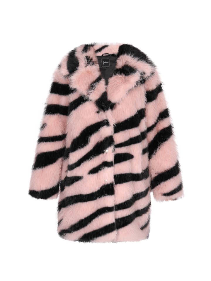 Damen Coat in Rosa Schwarz