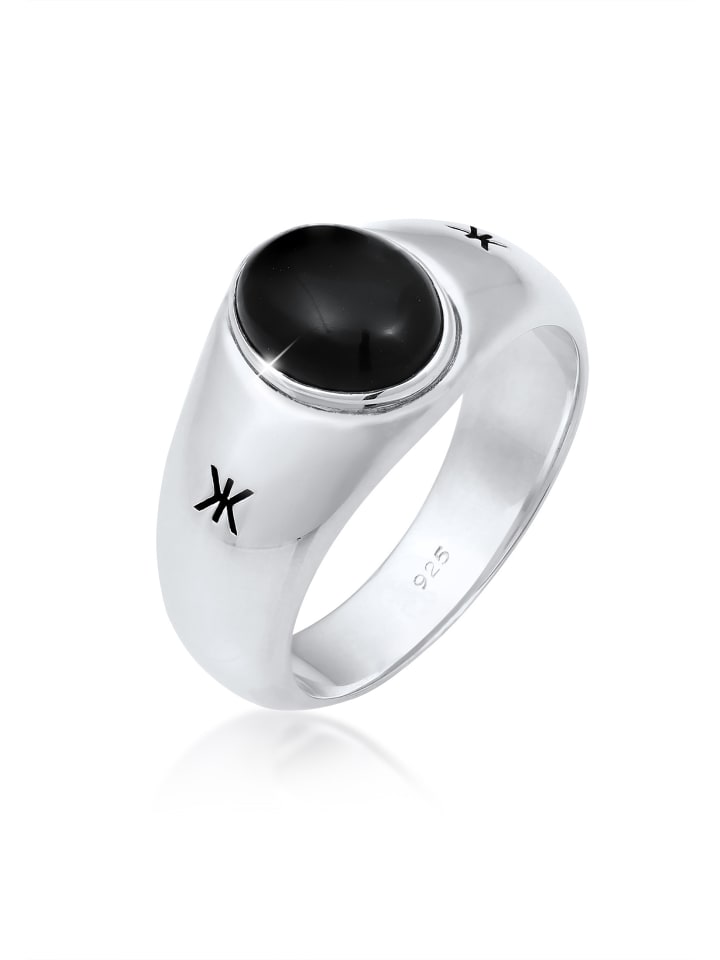 Ring 925 Sterling Silber Siegelring in Silber
