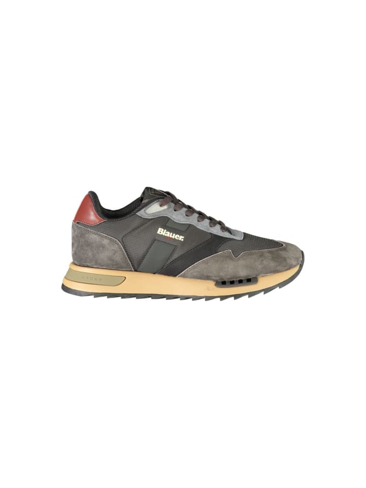 Schwarz Polyurethan Herren Sneaker