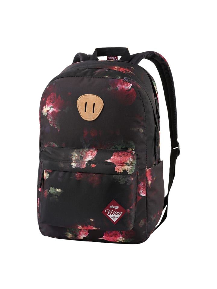 Urban Plus Rucksack 45 cm Laptopfach black rose