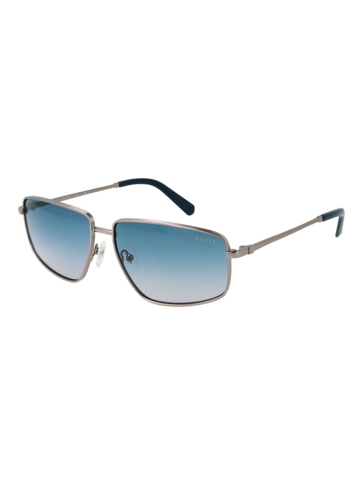 Silber Metall Sonnenbrille