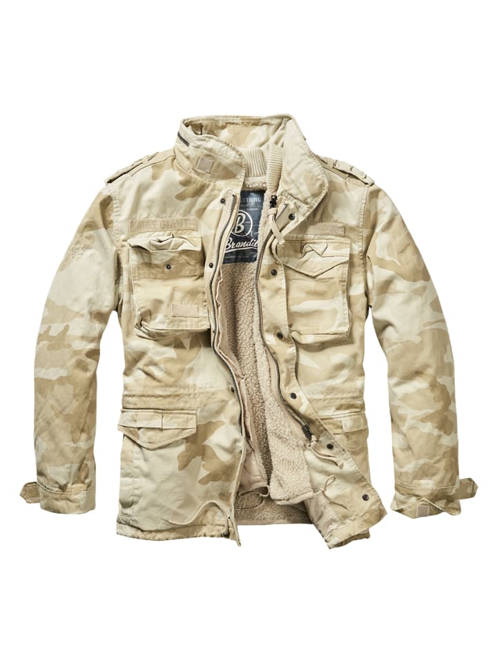 Parka in sandcamo