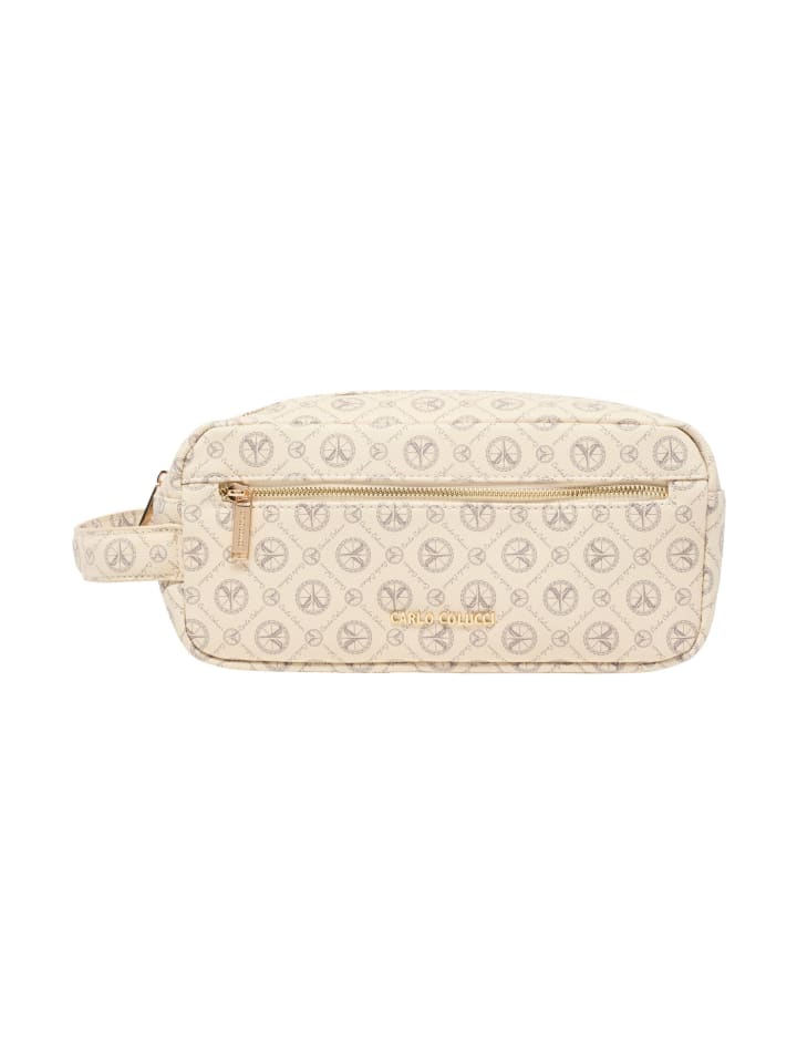 Kosmetiktasche Dellantonio in Creme