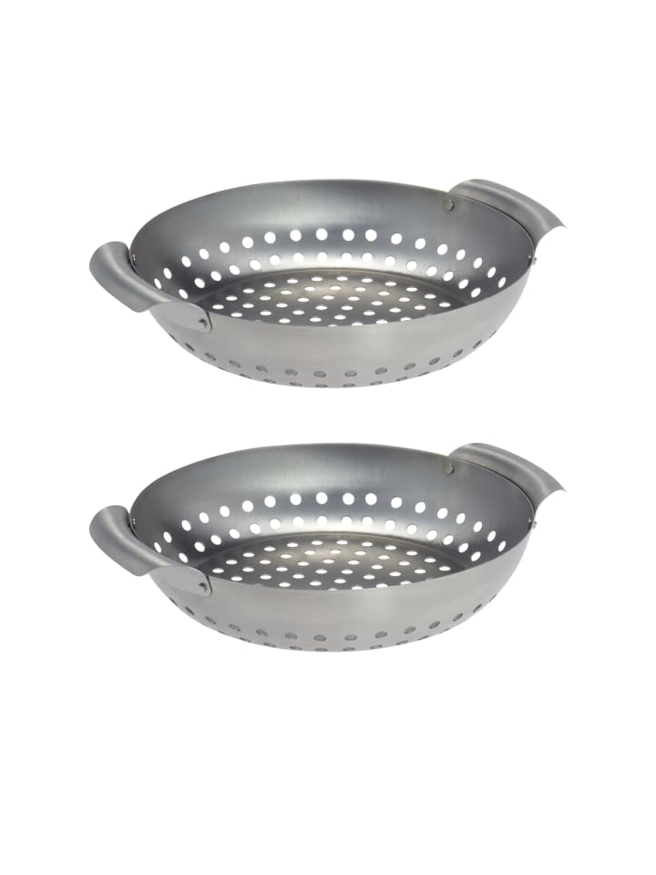 2-er-Set Grillkorb
