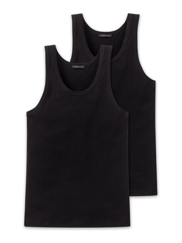 Unterhemd 2er-Pack Authentic in Schwarz