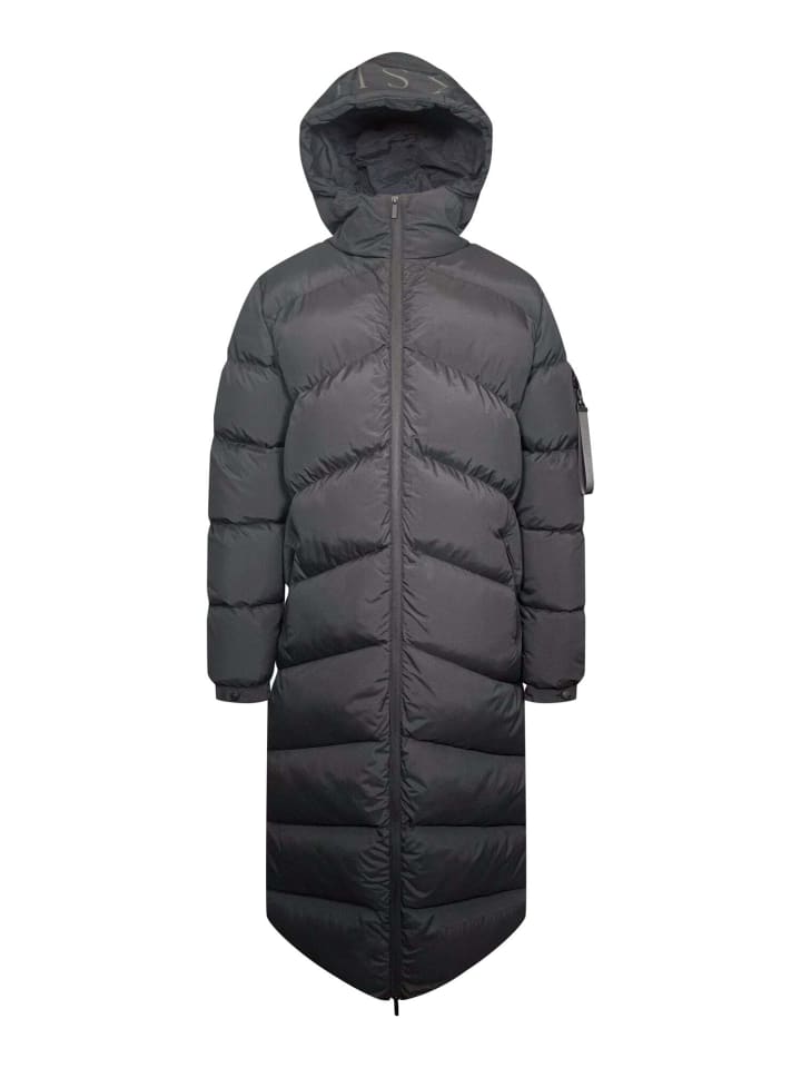 Wintermantel Longline Puffer in Black