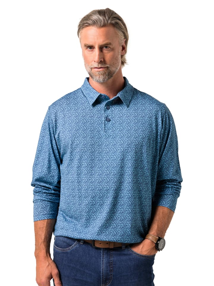 Poloshirt in graublau