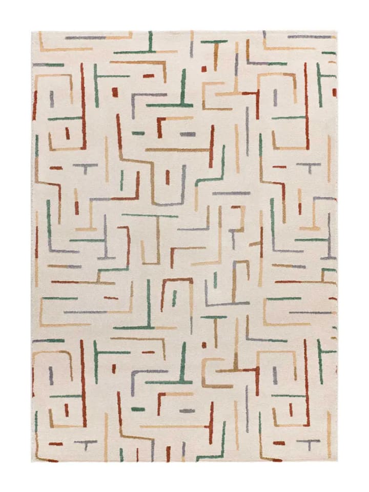 Kurzflor-Teppich BERUTI in mehrfarbig