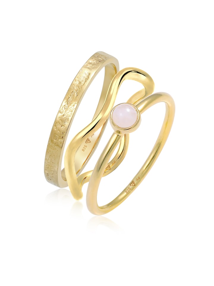 Ring 925 Sterling Silber in Gold