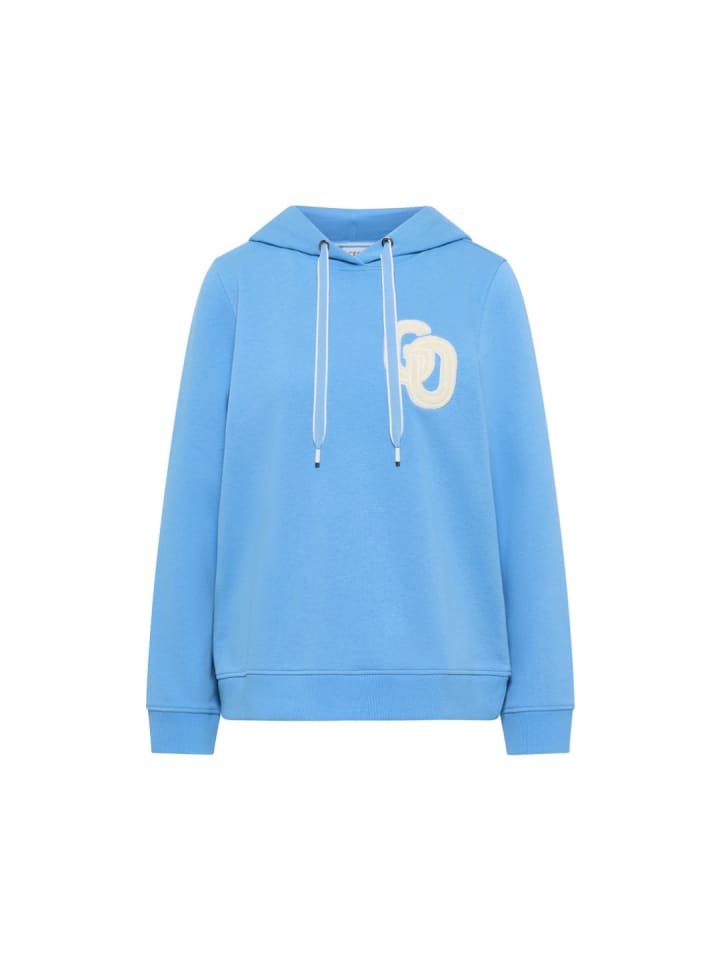 Sweatshirt in fountain blue