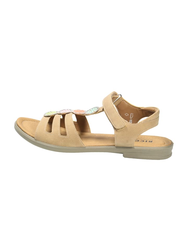 Riemchensandaletten in Beige