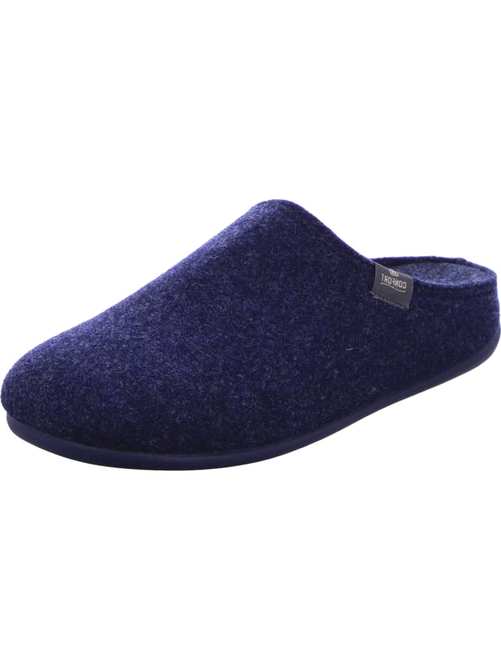 Pantoffel in blau