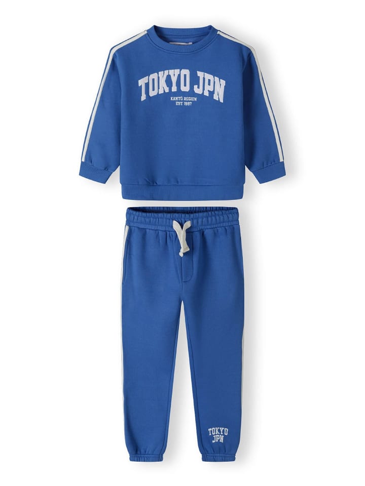 2tlg. Outfit: Trainingsanzug 27fleece80 in royalblau