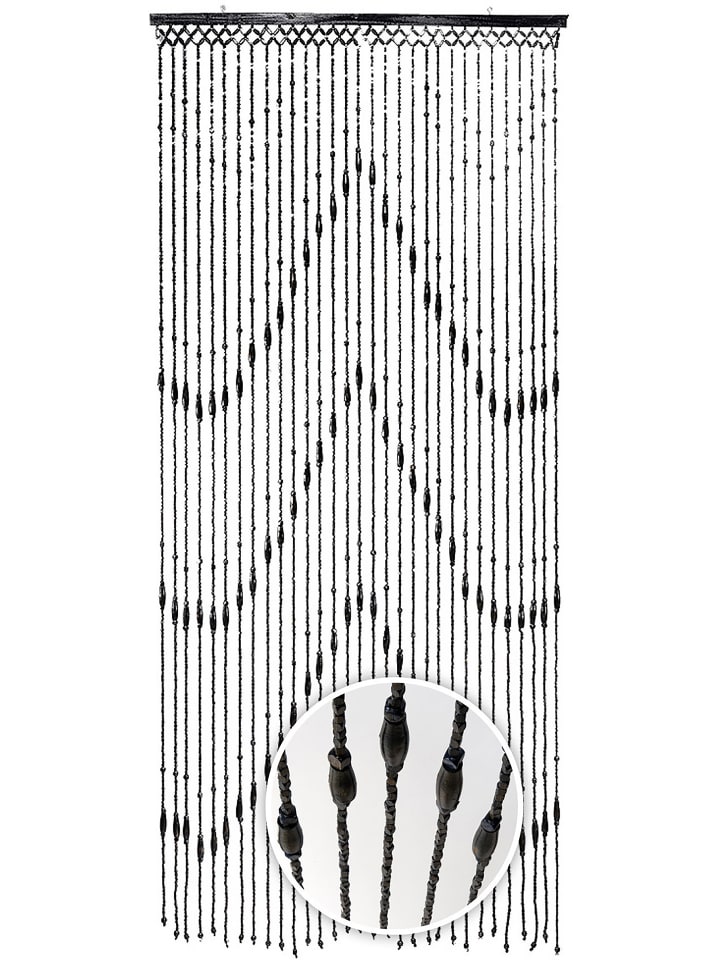 Vorhang WOOD200 in Schwarz