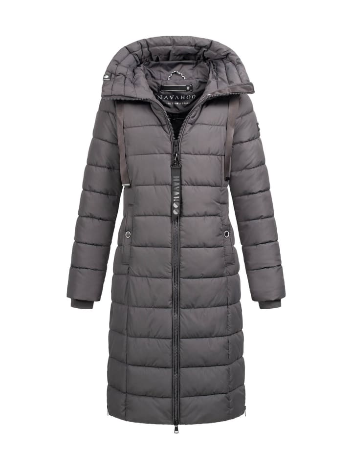Winterjacke Navahoo Mondmaedchen Damen Winter Steppjacke N036 in Anthrazit