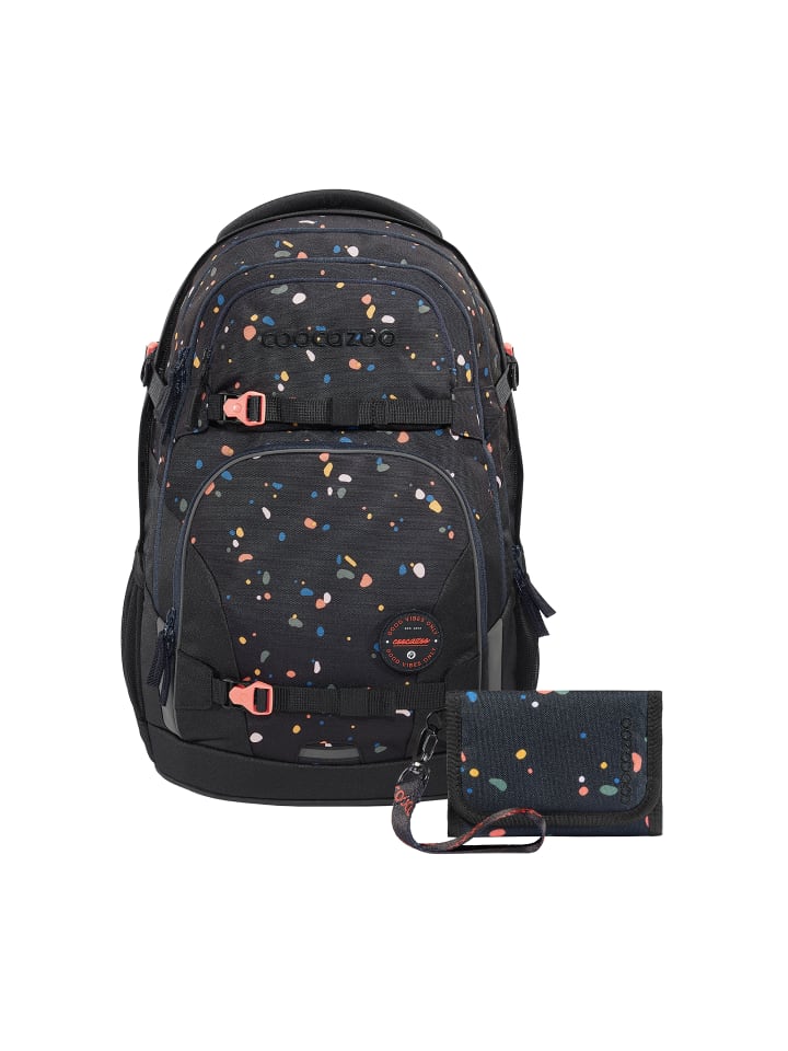 PORTER „Sprinkled Candy“, schwarz/bunt, 2-teilig in Schwarz
