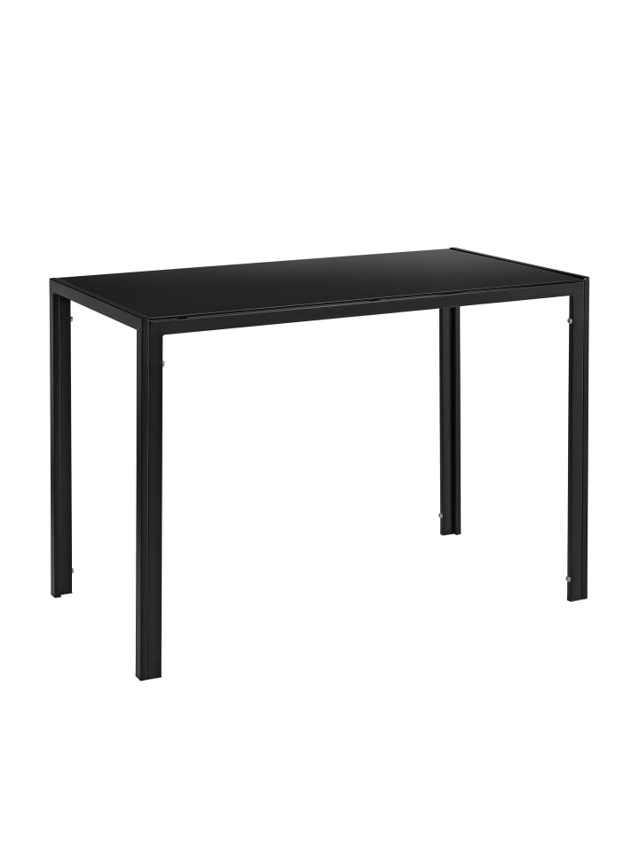 Esstisch Enschede in Schwarz (L)105cm (B)60cm (H)75cm