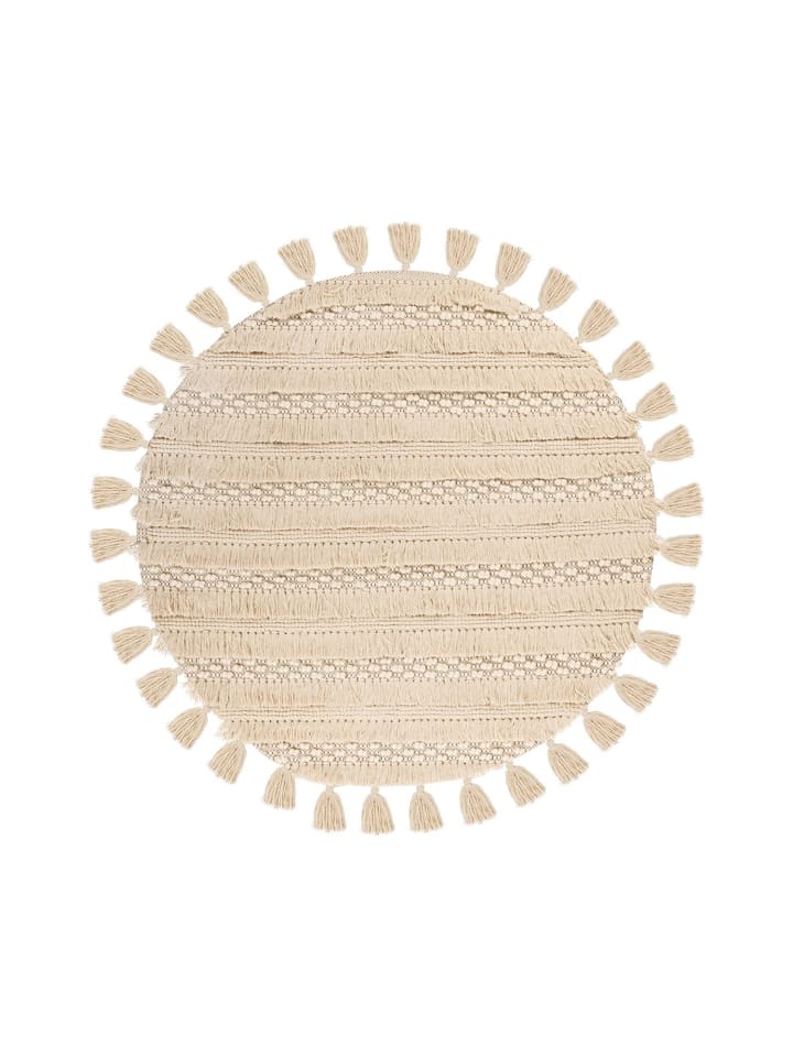 Wohnzimmer Teppich – Kurzflorteppich Bohist 325 in natural - quadratisch