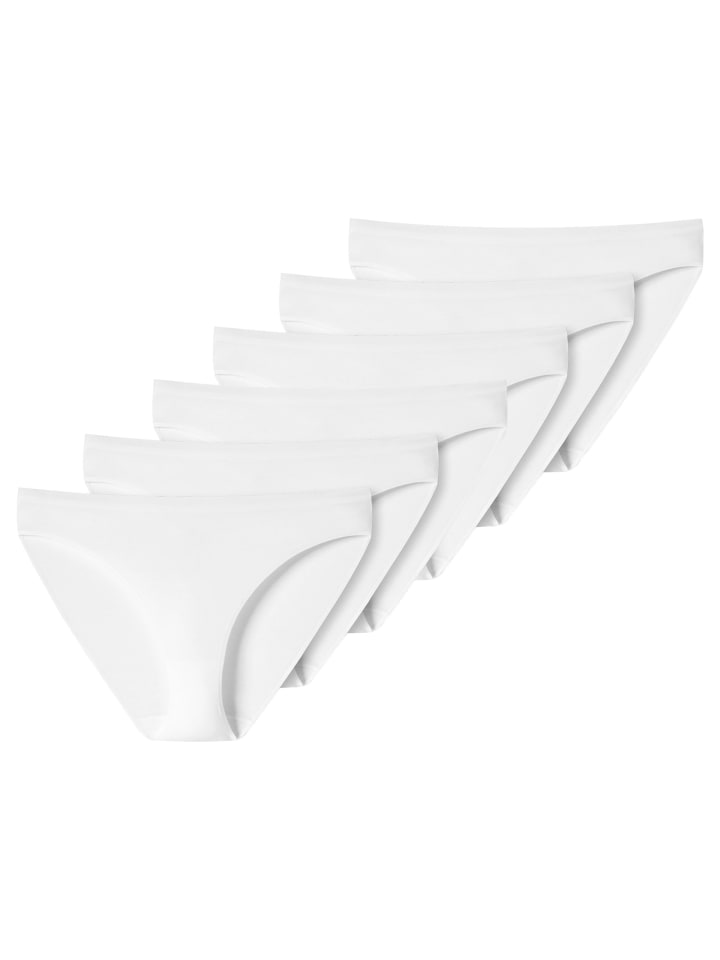 Slip 6er Pack in Weiß