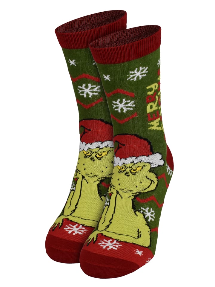 The Grinch Socken Merry Grinchmas Sneaker in grün