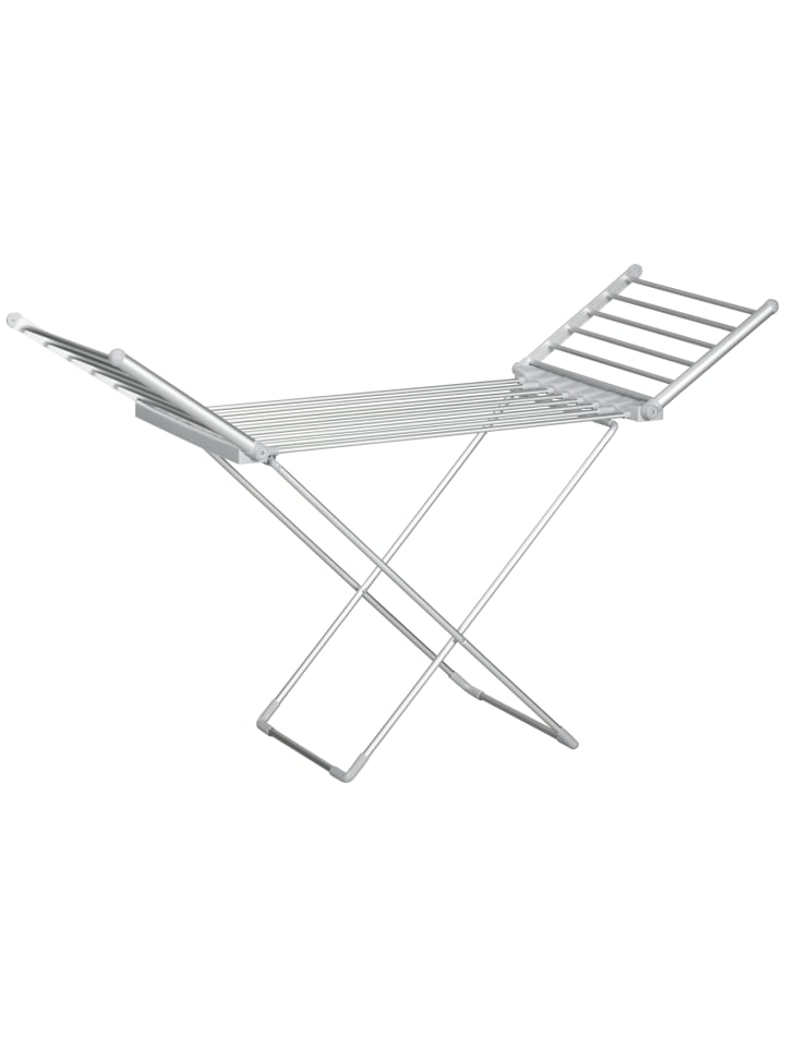 Elektrischer Wäscheständer in Silber 144L x 53B x 91H cm