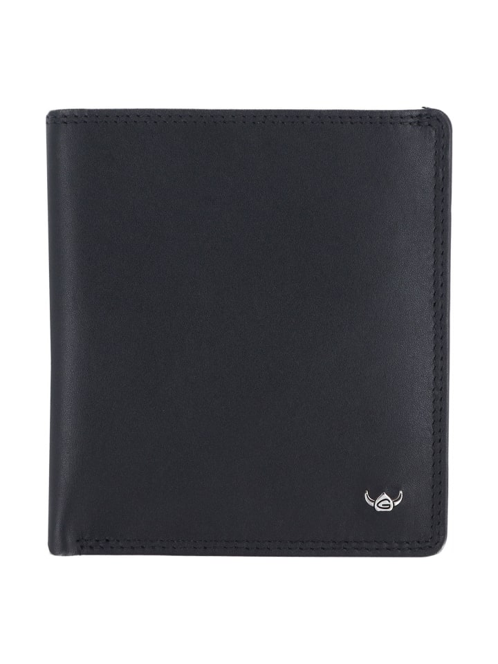 Polo Geldbörse RFID Schutz Leder 11 cm schwarz