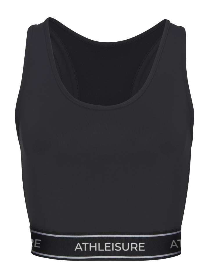 Crop-Top in schwarz
