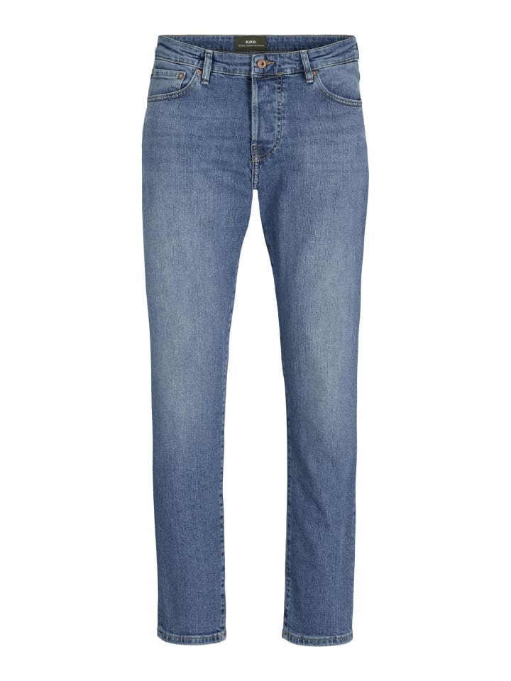 Tapered Fit Jeans in Blue Denim 1