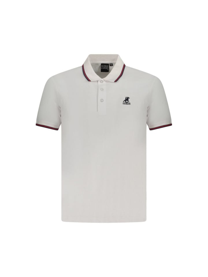 Weiß Baumwolle Herren Polo Hemd