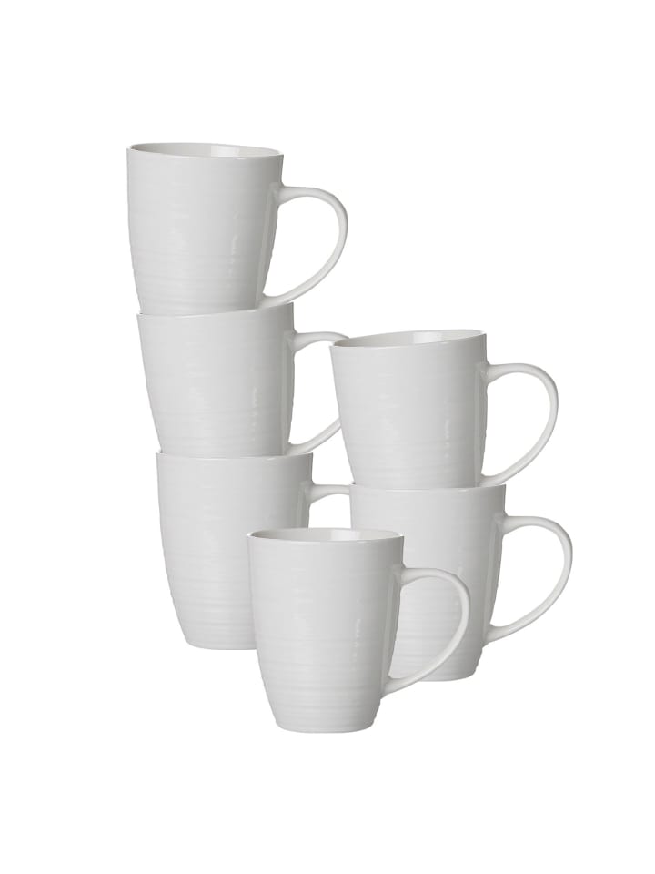 6er Set Kaffeebecher Suomi in Beige 310 ml