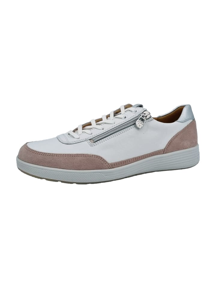 Komfort Schnürschuhe in Weiß
