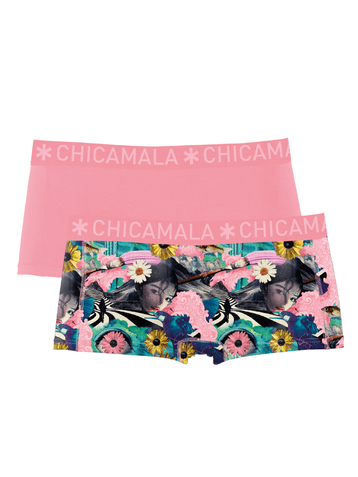 2er-Set: Boxershort in Mehrfarbig - für Frauen