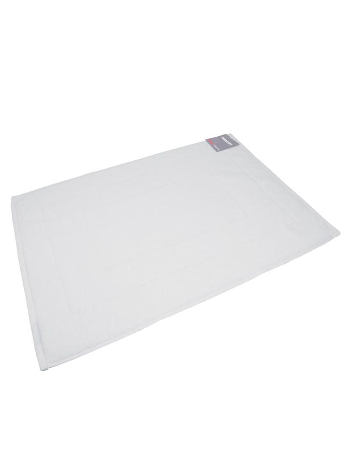 Frottier-Line Badematte in weiß