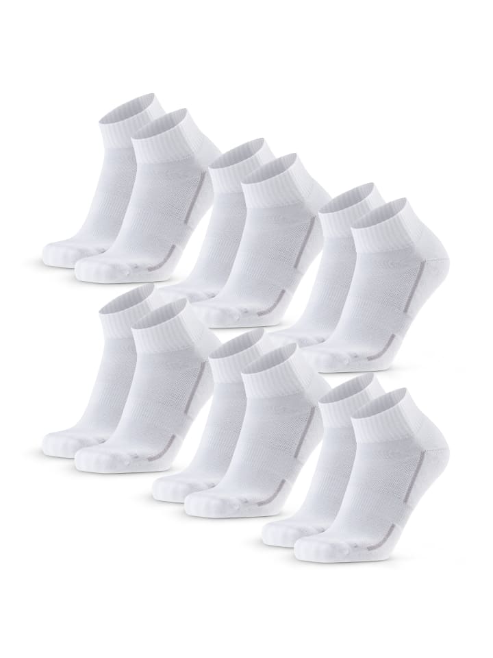 Socken Tennis Quarter in weiß