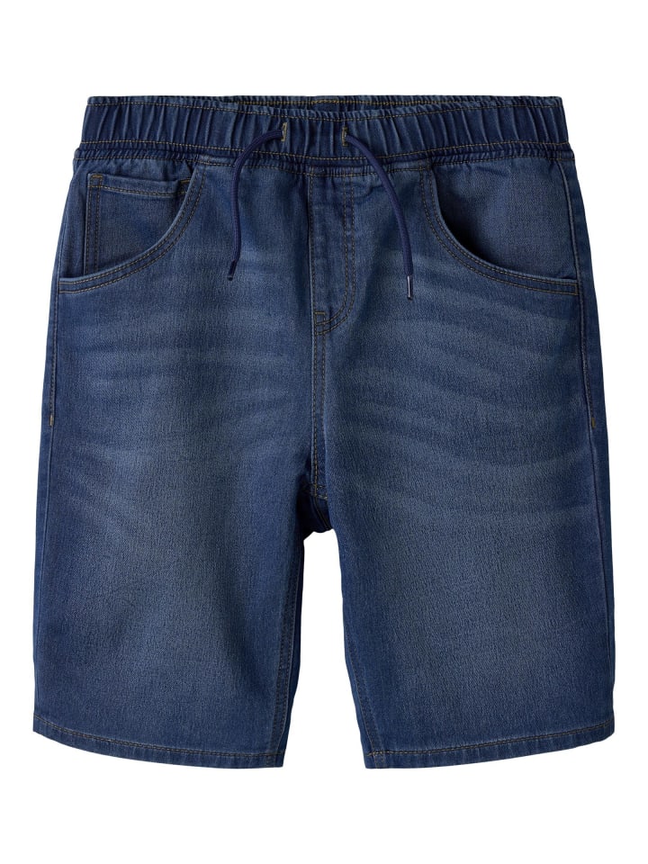 Shorts in Medium Blue Denim