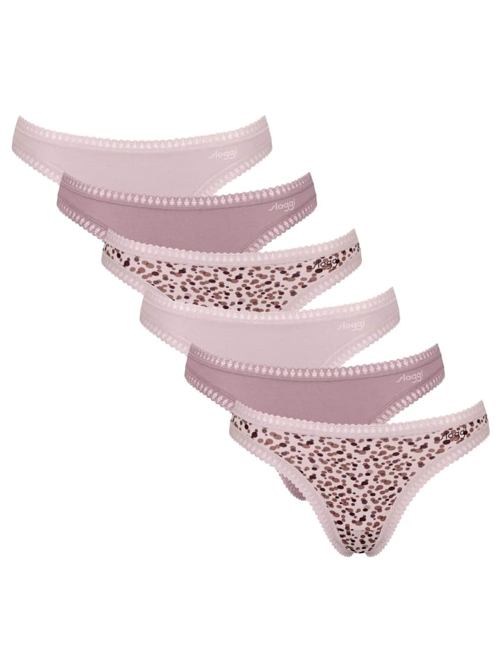 String 6er Pack in Rosa